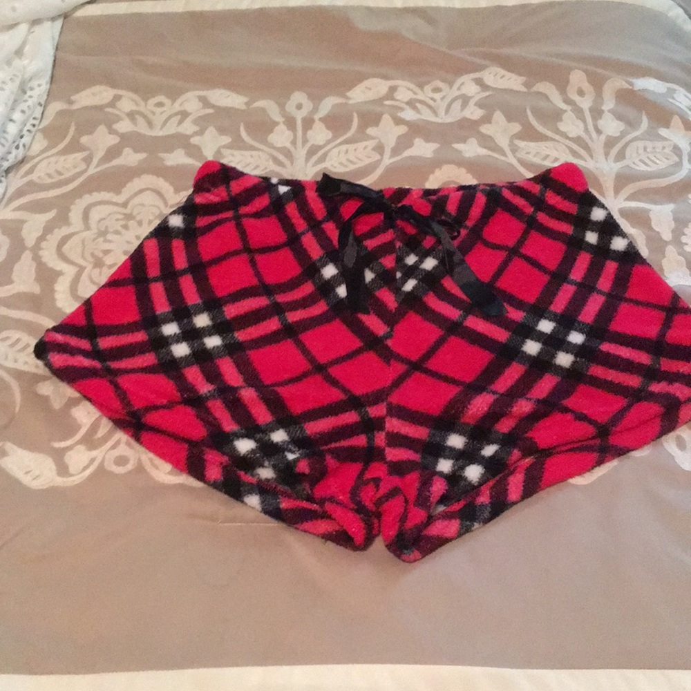 Plush lounge shorts